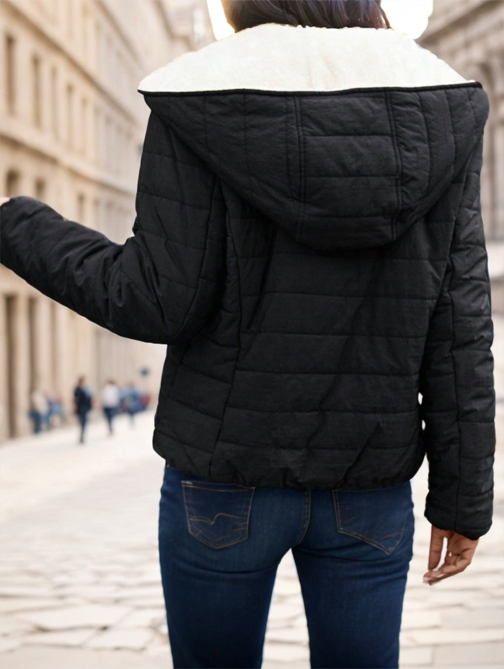 Veste chic, légère et chaude.