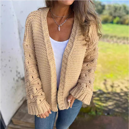 Cardigan d’hiver pour femme.