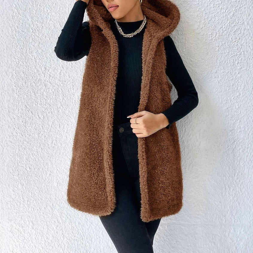 Gilet Femme à Capuche