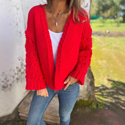 Cardigan d’hiver pour femme.