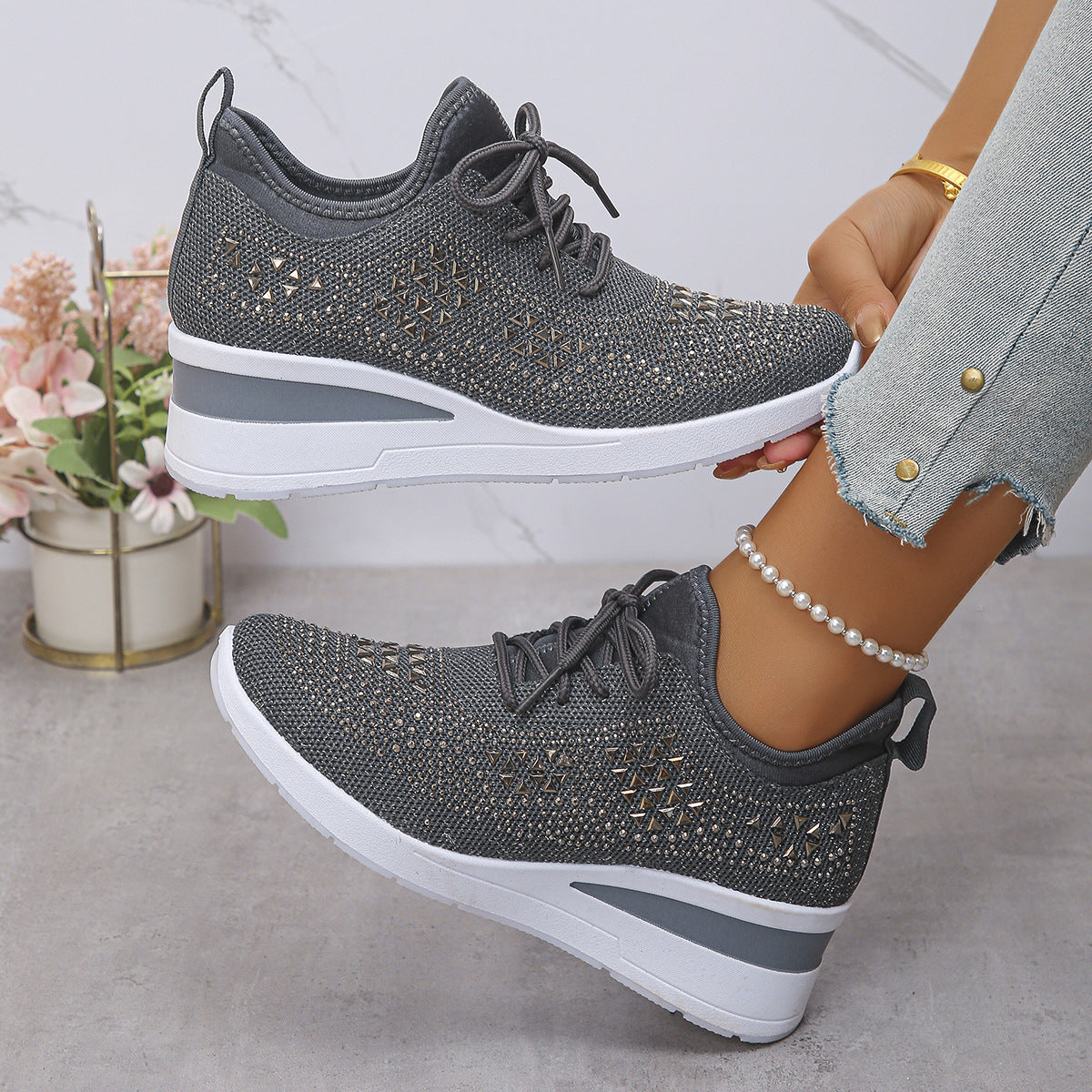 Sneakers Luxe Brillantes