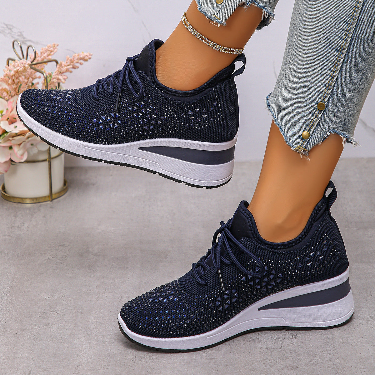Sneakers Luxe Brillantes